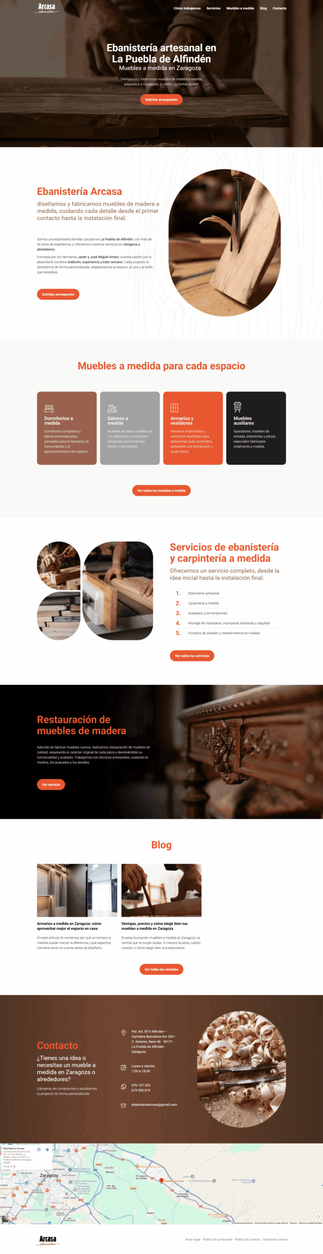 Ebanistería Arcasa